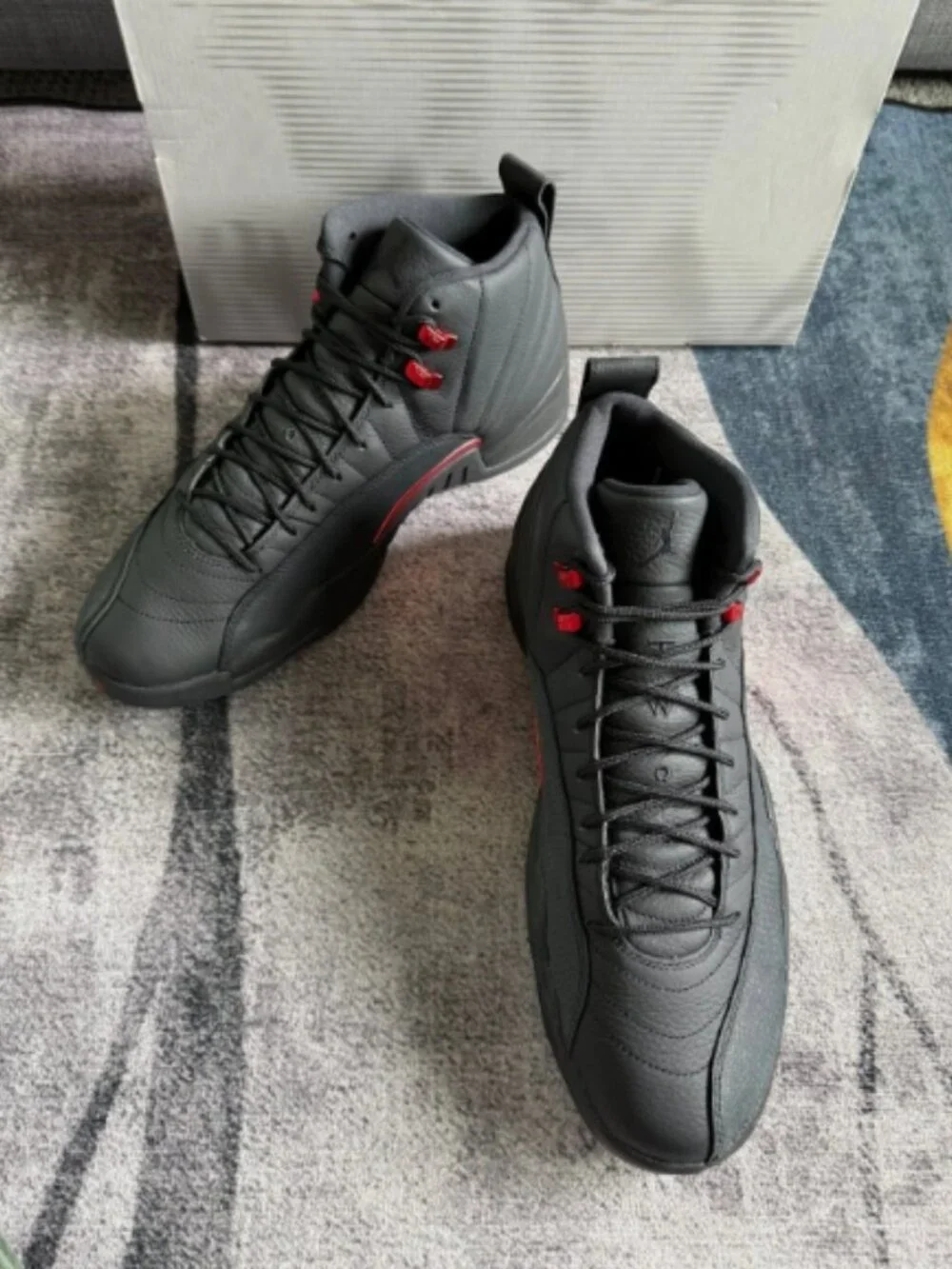 Nike Air Jordan Retro 12XI Bloodline Black Red Shoes